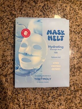 TONYMOLY Mask Melt Hydrating Overnight Masks - Unopened Set of 4
